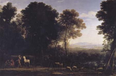 Claude Lorrain Landscape with Erminia and the Shepherds (mk17) Spain oil painting art
